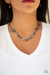 Move It On Over - Black Necklace - Paparazzi Accessories