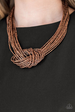 knotted-knockout-copper-necklace-paparazzi-accessories