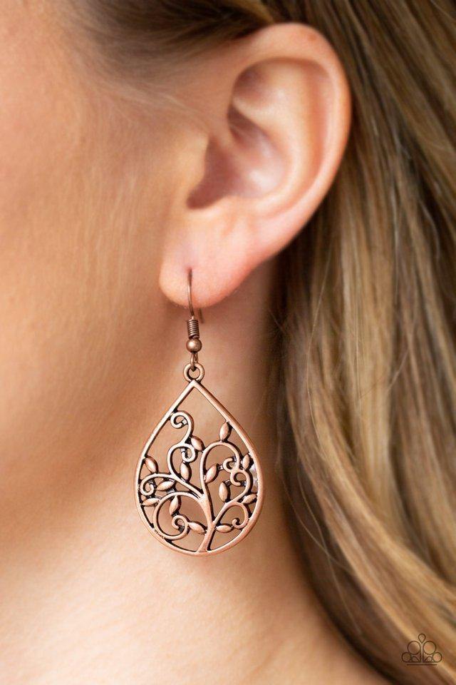 enchanted-vines-copper-earrings-paparazzi-accessories