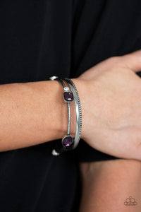 City Slicker Sleek - Purple Bracelet - Paparazzi Accessories - Sassysblingandthings