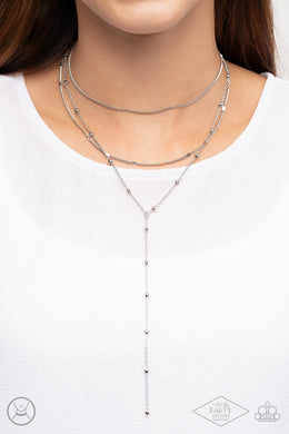 Think Like A Minimalist - Silver Necklace - Paparazzi Accessories