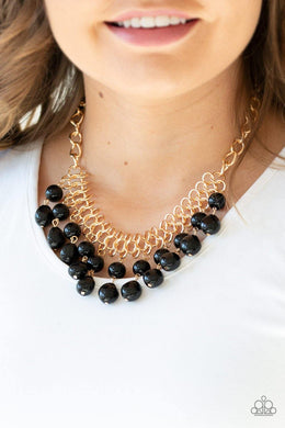 5th Avenue Fleek - Black Necklace - Paparazzi Accessories - Sassysblingandthings
