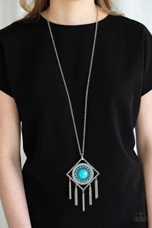 sandstone-solstice-blue-necklace-paparazzi-accessories