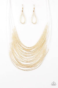 Catwalk Queen - Gold Necklace - Paparazzi Accessories - Sassysblingandthings