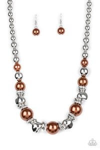 hollywood-haute-spot-brown-necklace-paparazzi-accessories