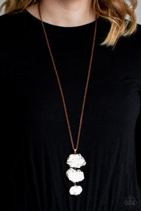 On The ROAM Again - Copper Necklace - Paparazzi Accessories