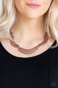 palm-springs-pharaoh-copper-necklace-paparazzi-accessories
