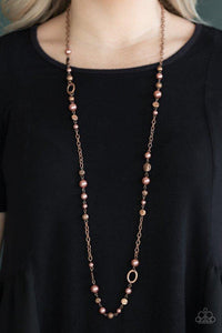 make-an-appearance-copper-necklace-paparazzi-accessories