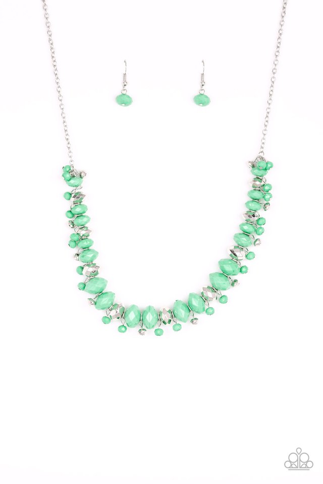 Set in GEMSTONE - green - Paparazzi necklace – JewelryBlingThing