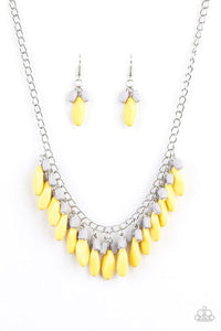 Bead Binge - Yellow Necklace - Paparazzi Accessories - Sassysblingandthings