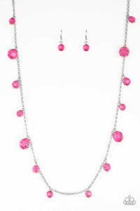 GLOW-Rider - Pink Necklace - Paparazzi Accessories - Sassysblingandthings