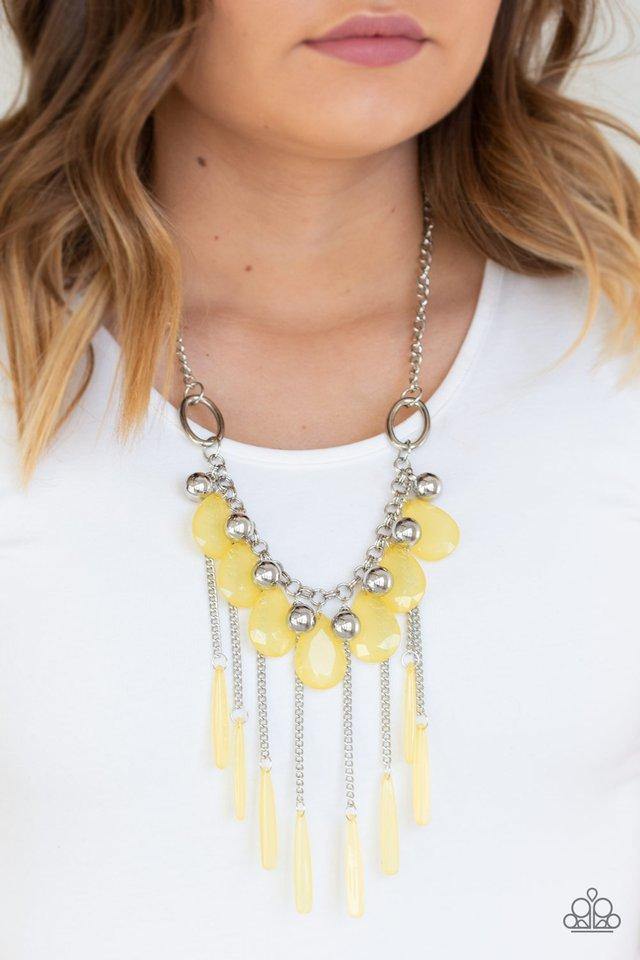roaring-riviera-yellow-necklace-paparazzi-accessories