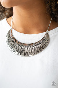 Large As Life - Silver Necklace - Paparazzi Accessories