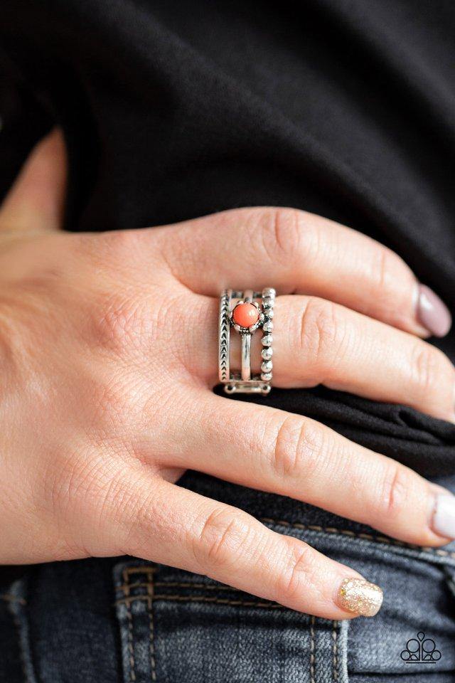 POP Rival - Orange Ring - Paparazzi Accessories – Sassysblingandthings
