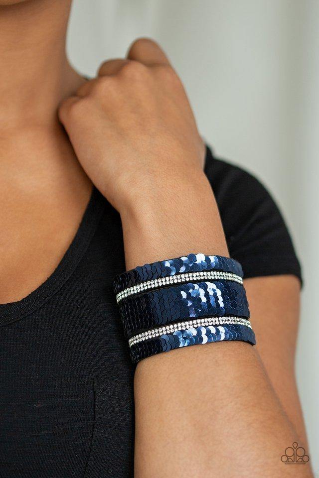 MERMAID Service - Blue Bracelet - Paparazzi Accessories - Sassysblingandthings