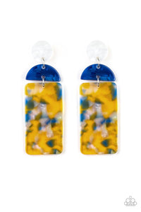 haute-on-their-heels-yellow-earrings-paparazzi-accessories