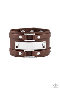 Rural Ranger - Brown Bracelet - Paparazzi Accessories - Sassysblingandthings