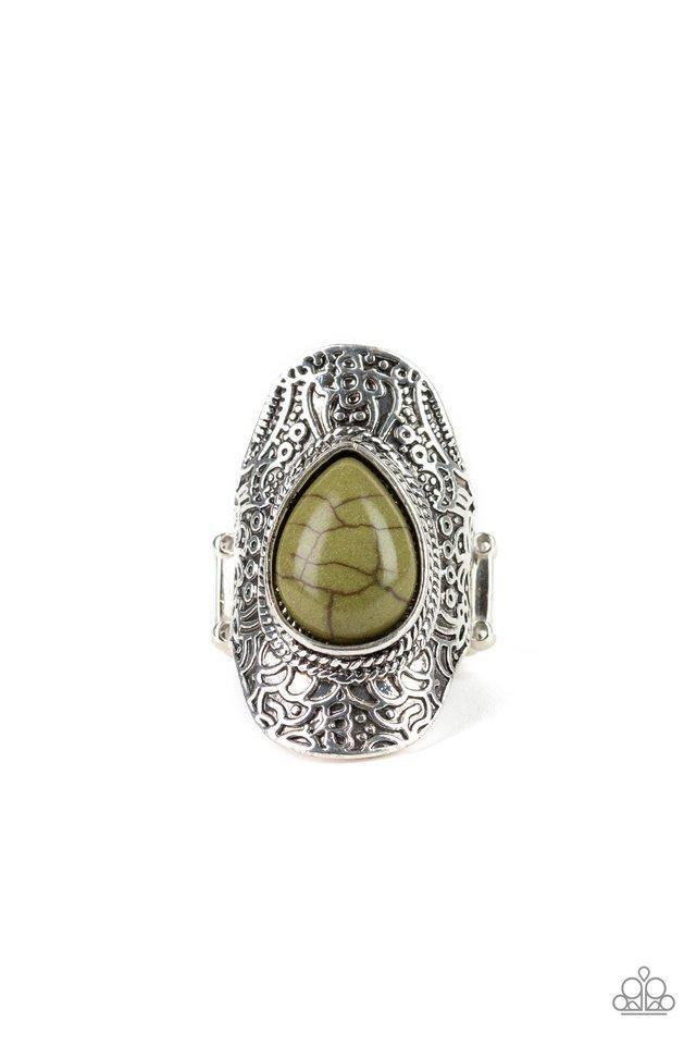 Southern Sage - Green Ring - Paparazzi Accessories
