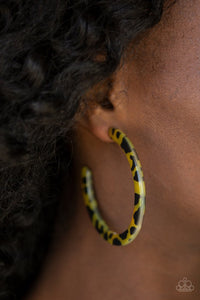 haute-blooded-yellow-earrings-paparazzi-accessories