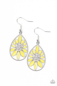 floral-morals-yellow-earrings-paparazzi-accessories