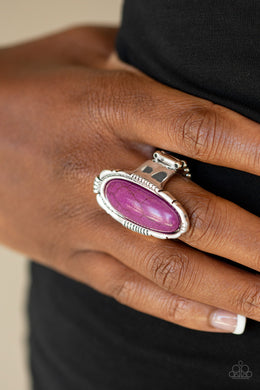 Desert Thirst - Purple Ring - Paparazzi Accessories