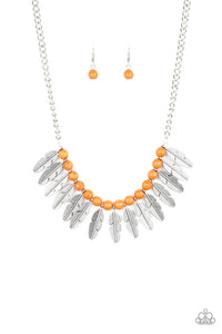 desert-plumes-orange-necklace-paparazzi-accessories