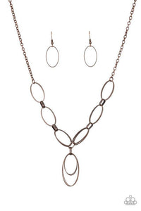 all-oval-town-copper-necklace-paparazzi-accessories