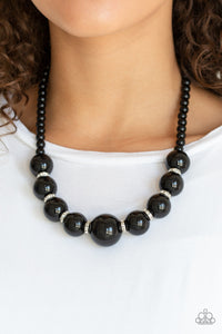 SoHo Socialite - Black Necklace - Paparazzi Accessories