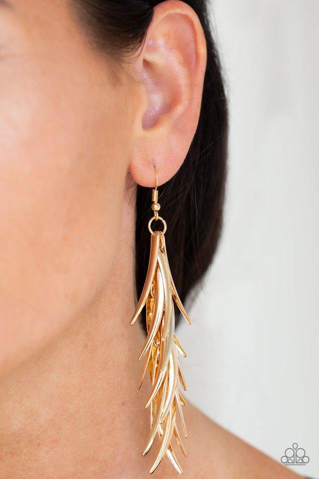 tasseled-talons-gold-earrings-paparazzi-accessories