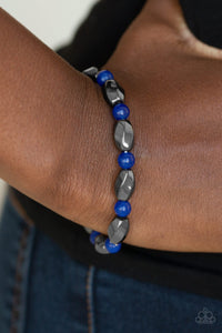 To Each Their Own - Blue Bracelet - Paparazzi Accessories