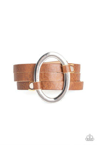 cowgirl-cavalier-brown-bracelet-paparazzi-accessories