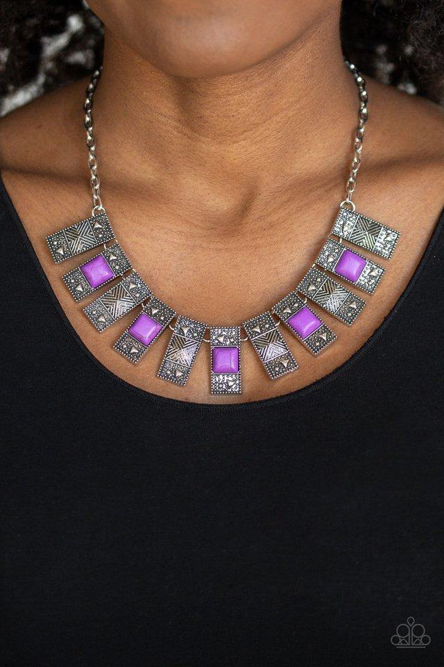the-mane-contender-purple-necklace-paparazzi-accessories