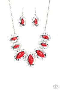 Terra Color - Red Necklace - Paparazzi Accessories - Sassysblingandthings