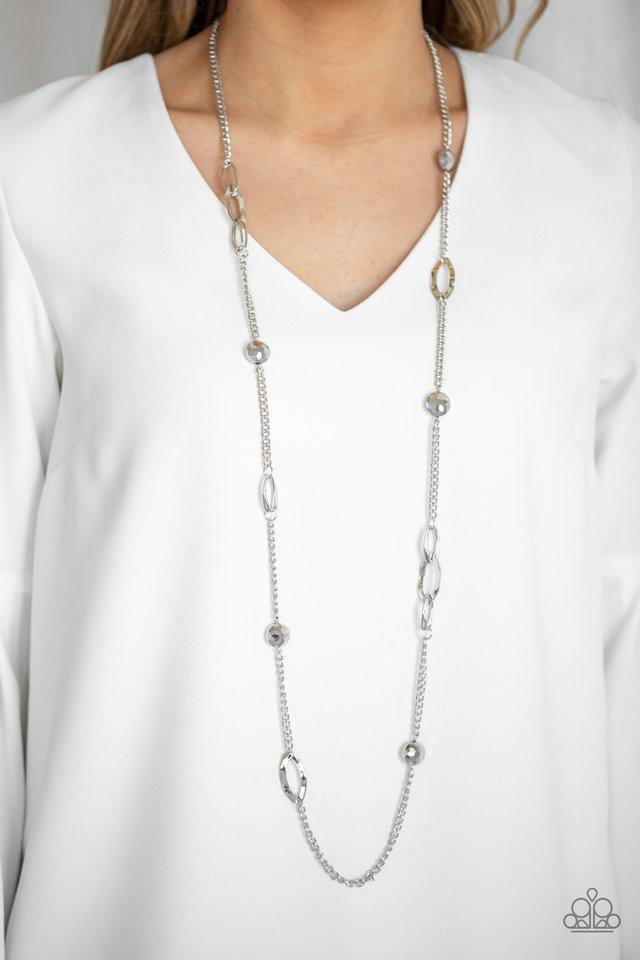duchess-dazzle-silver-necklace-paparazzi-accessories