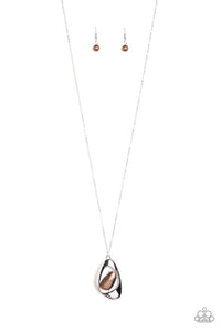 asymmetrical-bliss-brown-necklace-paparazzi-accessories
