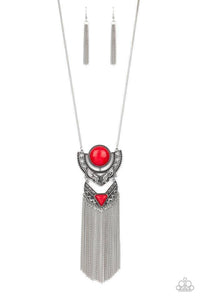spirit-trek-red-necklace-paparazzi-accessories