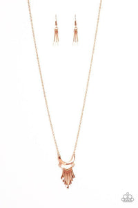 Trendsetting Trinket - Copper Necklace - Paparazzi Accessories - Sassysblingandthings