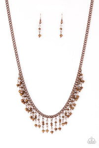 sporadic-sparkle-copper-necklace-paparazzi-accessories