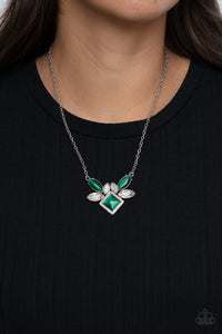 Amulet Avenue - Green Necklace - Paparazzi Accessories