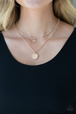 Modern Minimalist - Rose Gold Necklace - Paparazzi Accessories