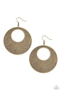 dotted-delicacy-brass-earrings-paparazzi-accessories