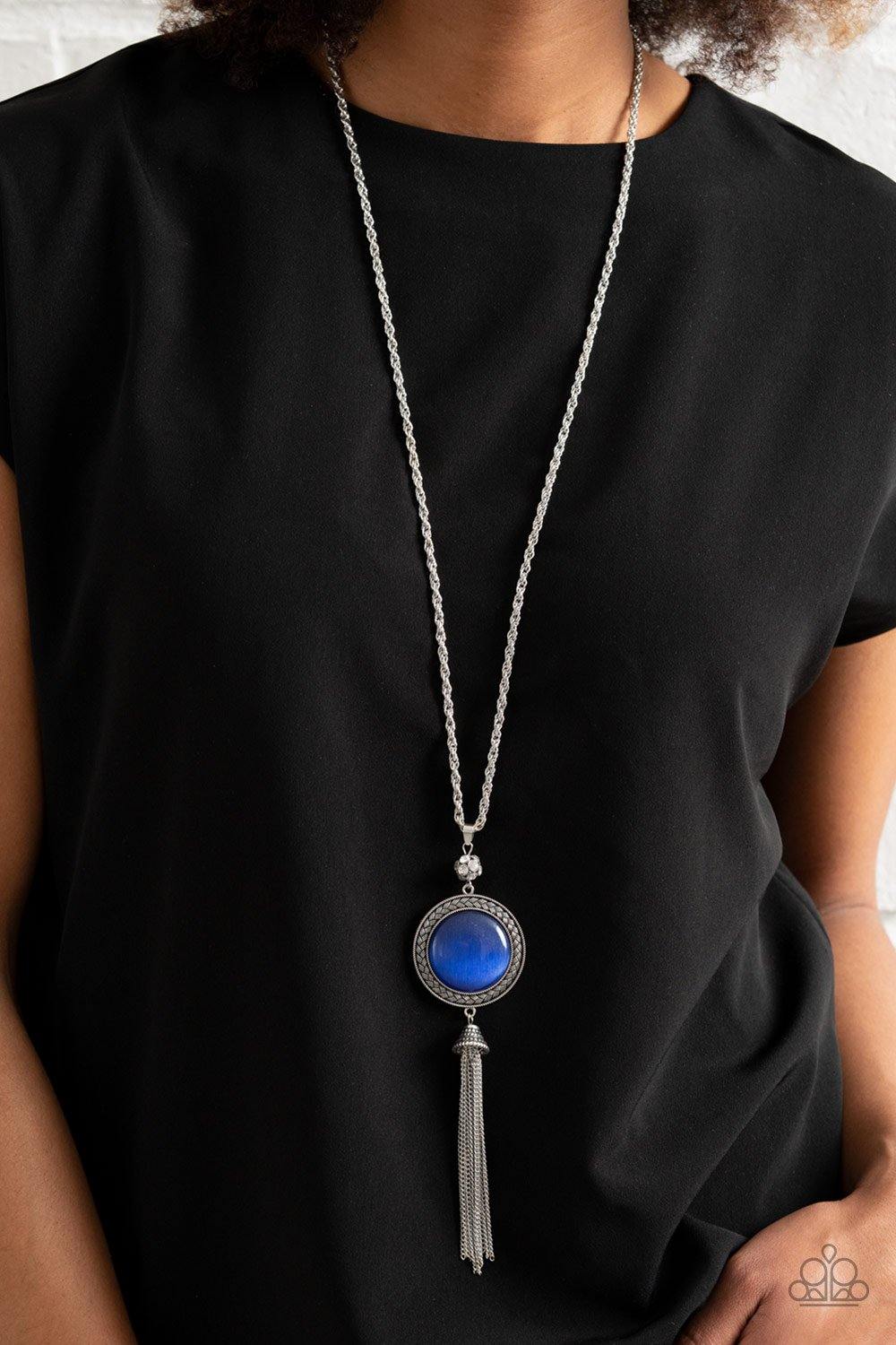 Serene Serendipity - Blue Necklace - Paparazzi Accessories - Sassysblingandthings