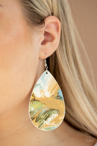 Mesmerizing Mosaic - Multi Earrings - Paparazzi Accessories