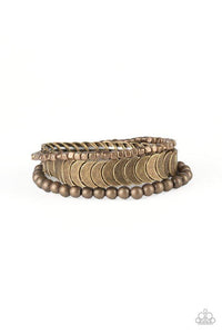 LAYER It On Me - Brass Bracelet - Paparazzi Accessories - Sassysblingandthings