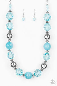 Very Voluminous - Blue Necklace - Paparazzi Accessories - Sassysblingandthings