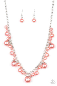 uptown-pearls-orange-necklace-paparazzi-accessories