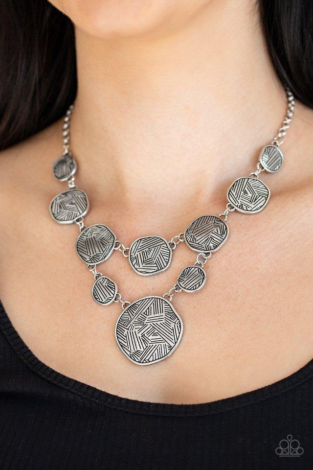 metallic-patchwork-silver-necklace