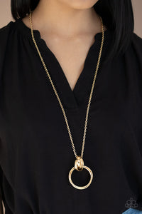 Innovated Idol - Gold Necklace - Paparazzi Accessories