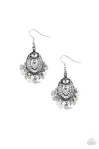 Chime Chic - Silver Earrings - Paparazzi Accessories - Sassysblingandthings