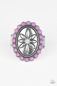 Garden Paradise - Purple Ring - Paparazzi Accessories - Sassysblingandthings